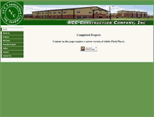 Tablet Screenshot of accconstructionco.com